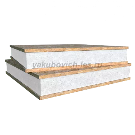 Сип-панель ОСП-3 Калевала 2500x1250x1240