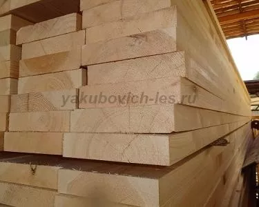 Доска сухая строганная 50х250х6/ 45х245х60