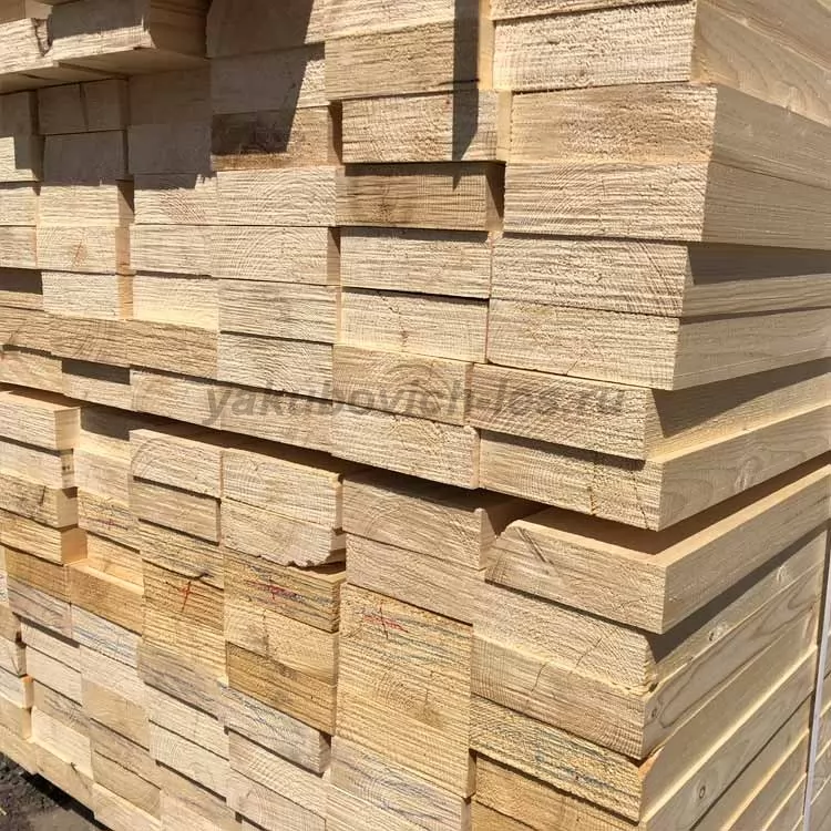Доска сухая строганная 50х150х6/ 45х145х63