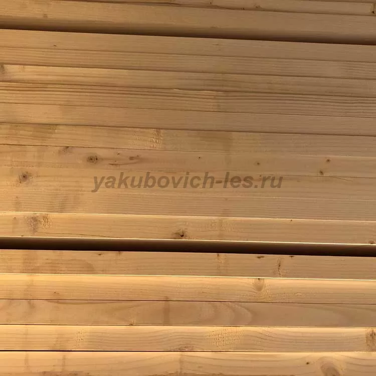 Доска сухая строганная 50х150х6/ 45х145х61